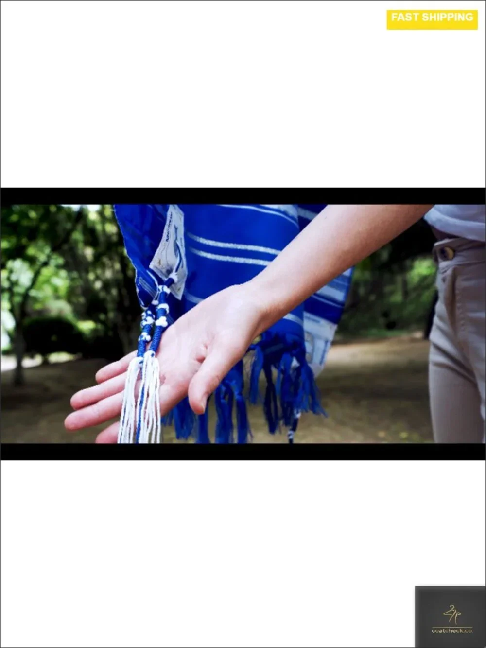 King Solomon Tallit Prayer Shawl 72x22 with Bag Jewish Israel